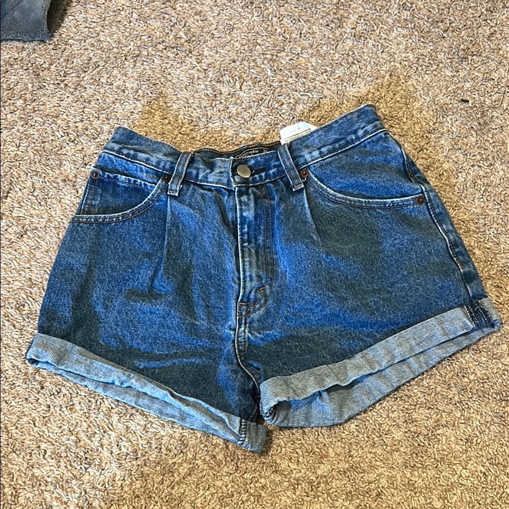 Abercrombie & Fitch Blue Jean Annie High Rise Shorts